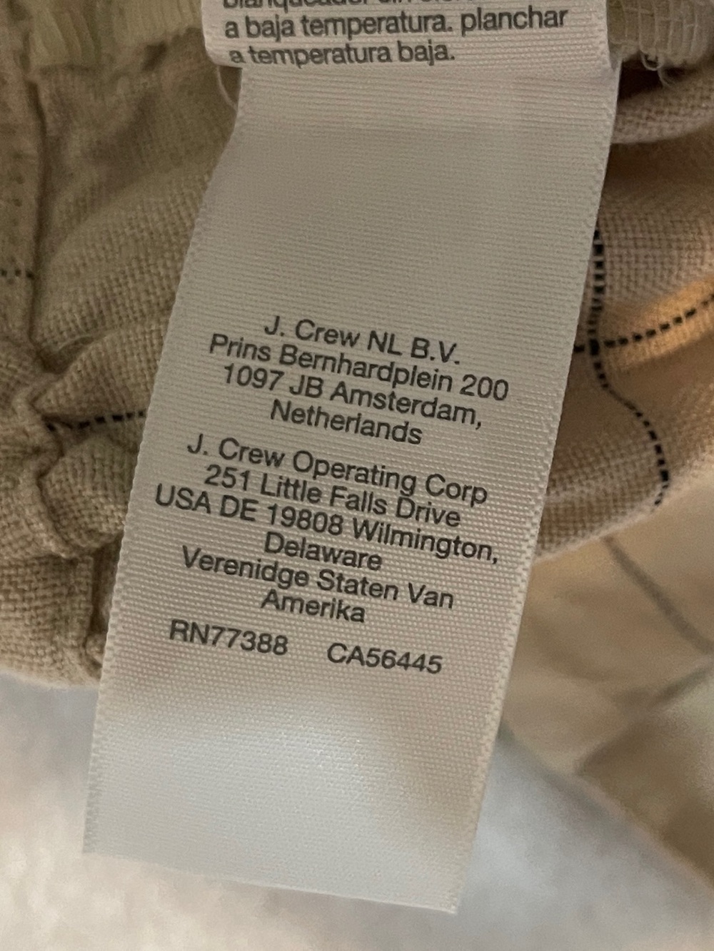 NWT Madewell Linen Windowpane Plaid Trousers Preppy Work Casual Travel Summer 6 - Picture 10 of 13